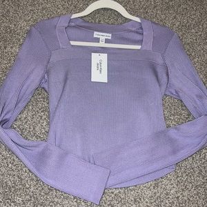 NWT calvin klein long sleeve top